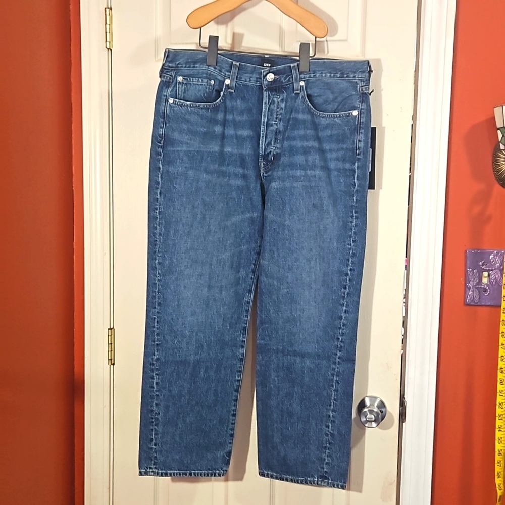 EDWIN straight leg Ankle blue jeans #118